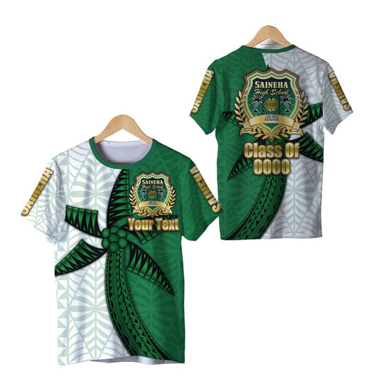 Custom Saineha Tonga Coconut Tree Style Class Of T Shirt