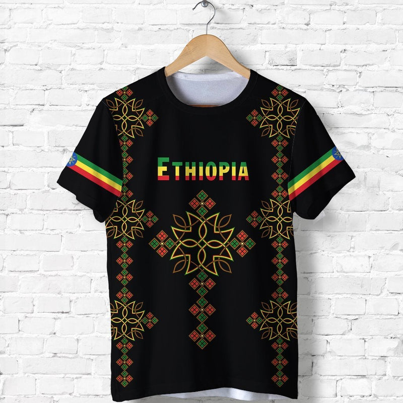 Ethiopia Version Map T Shirt