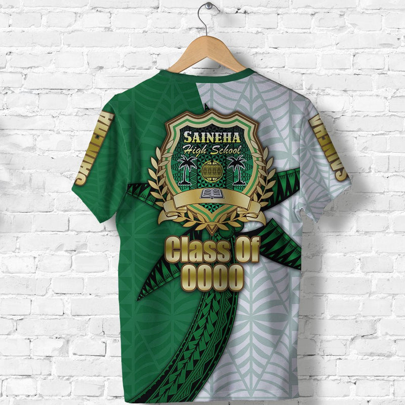 Custom Saineha Tonga Coconut Tree Style Class Of T Shirt