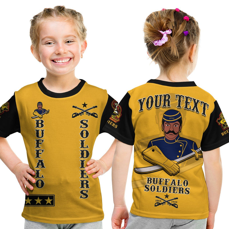 Custom Buffalo Soldiers Motorcycle BSMC Club T Shirt