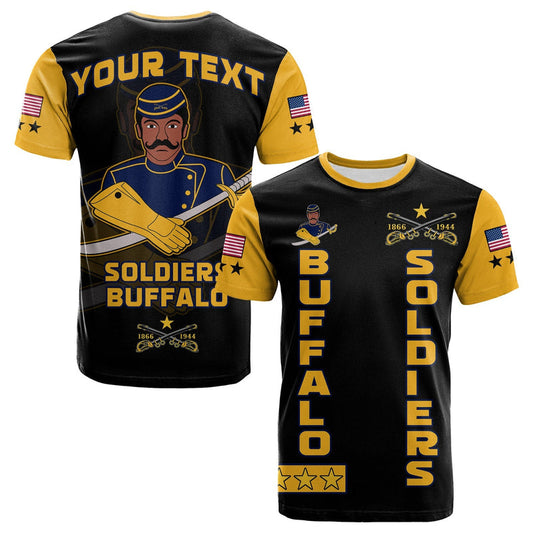 Custom Buffalo Soldiers BSMC Club Adore Motorcycle T Shirt