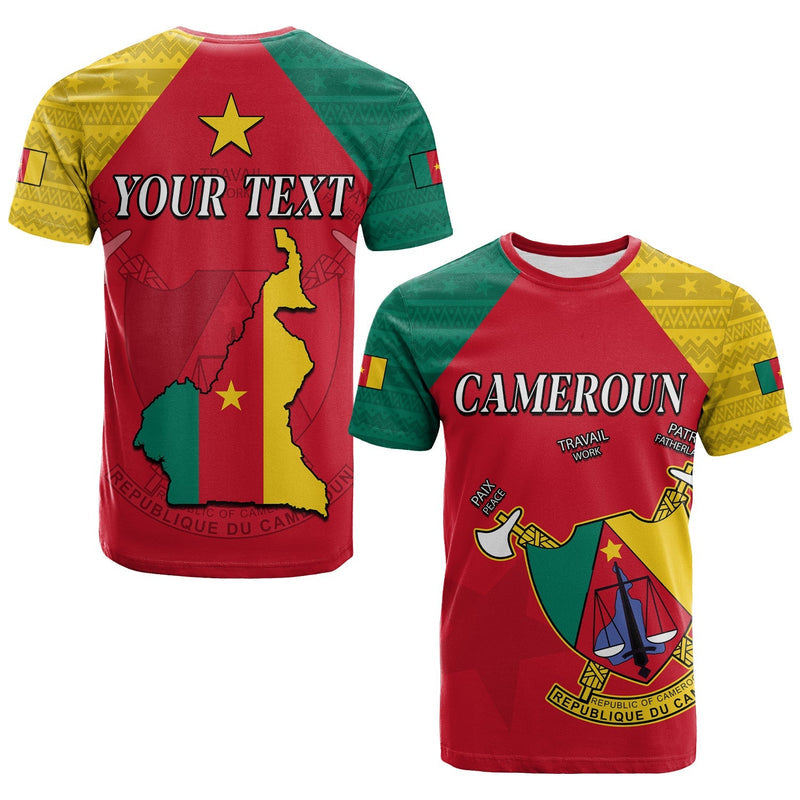 Custom Cameroon Independence Day Cameroonians Pattern T Shirt
