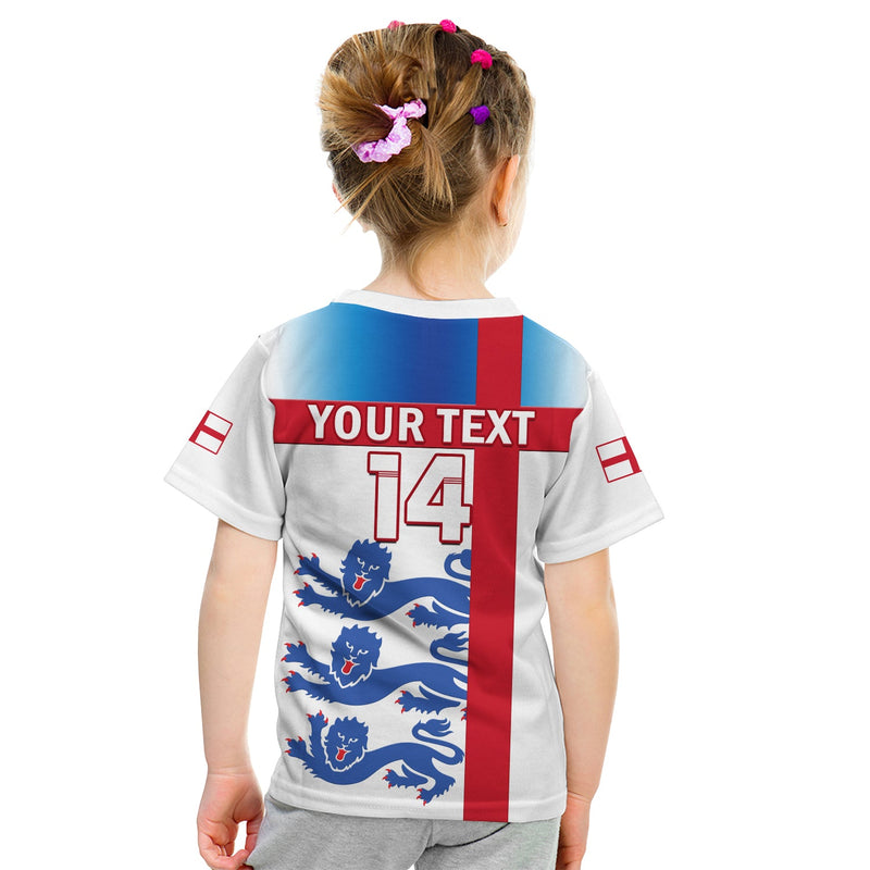 Custom England Football Three Lions Champions World Cup 2022 T Shirt