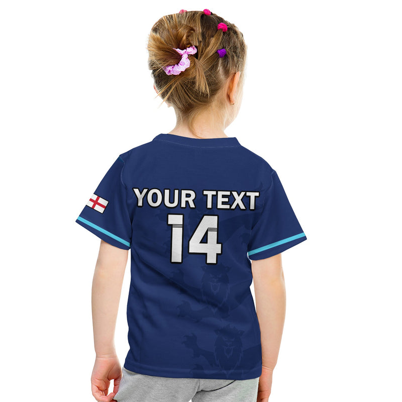 Custom England Cricket Sporty 2022 T Shirt