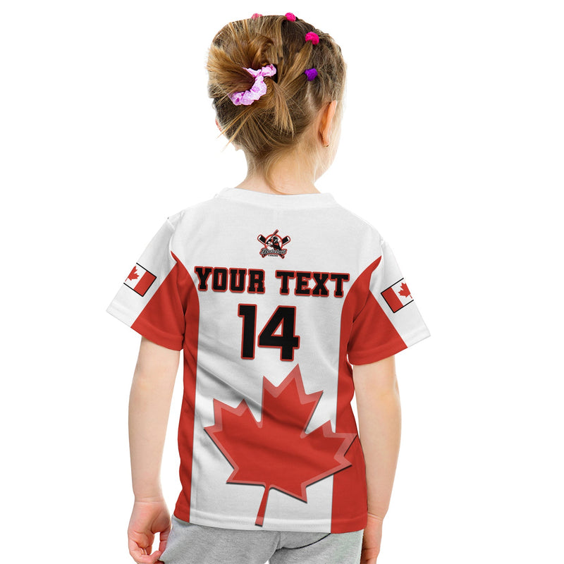 Custom Canada Baseball 2023 Canadian Maple Leaf Sporty T Shirt