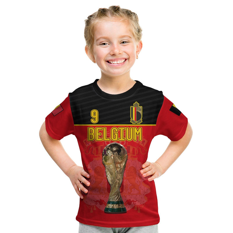 Custom Belgium Football 2022 De Rode Duivels Sporty Style T Shirt