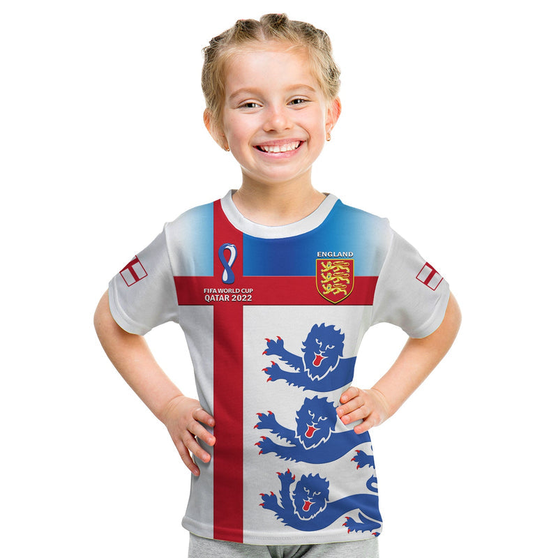 Custom England Football Three Lions Champions World Cup 2022 T Shirt
