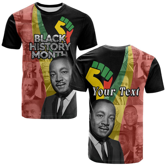 Custom Civil Rights Leaders African American Black History Month T Shirt