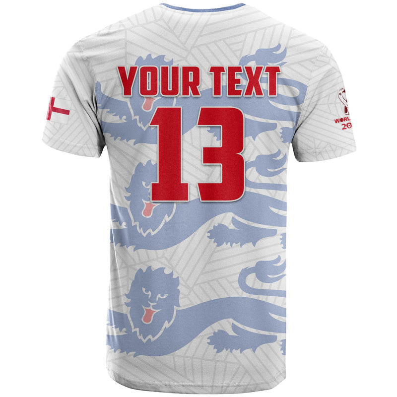 Custom England Football Come On Three Lions Soccer Champions World Cup Ver.02 T Shirt