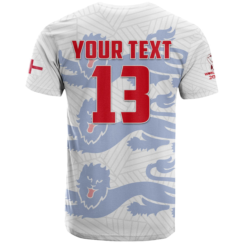 Custom England Football Come On Three Lions Soccer Champions World Cup Ver.01 T Shirt