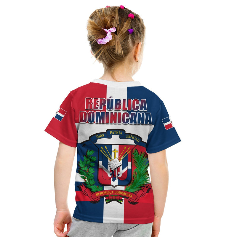 Dominican Republic Dominicana Proud Style Flag T Shirt