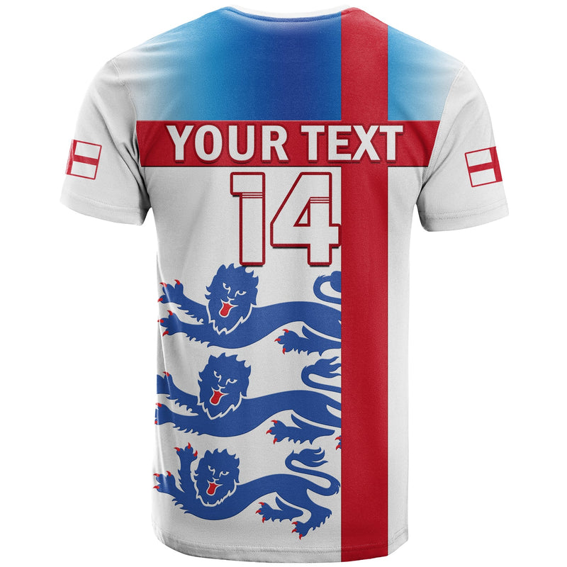 Custom England Football Three Lions Champions World Cup 2022 T Shirt