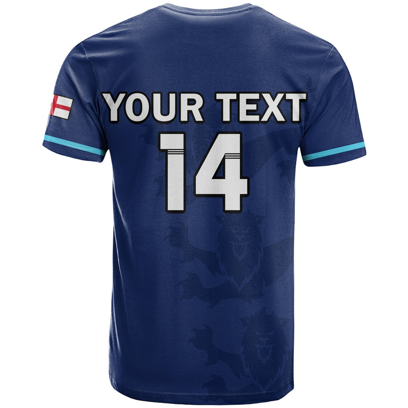 Custom England Cricket Sporty 2022 T Shirt