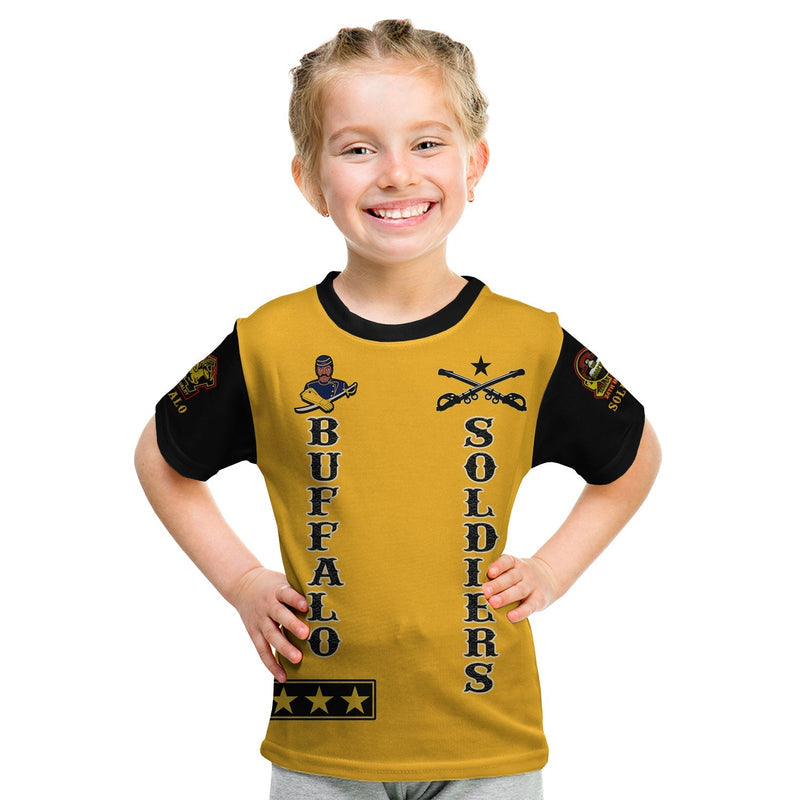 Custom Buffalo Soldiers Motorcycle BSMC Club T Shirt