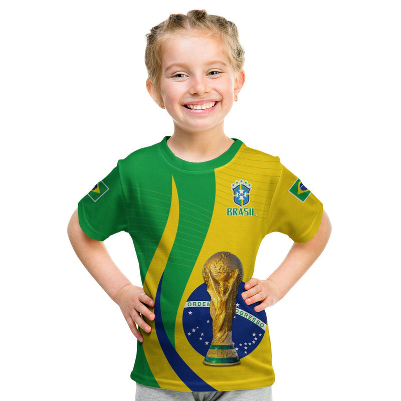 Custom Brazil Football Champions Selecao Style Vibe T Shirt
