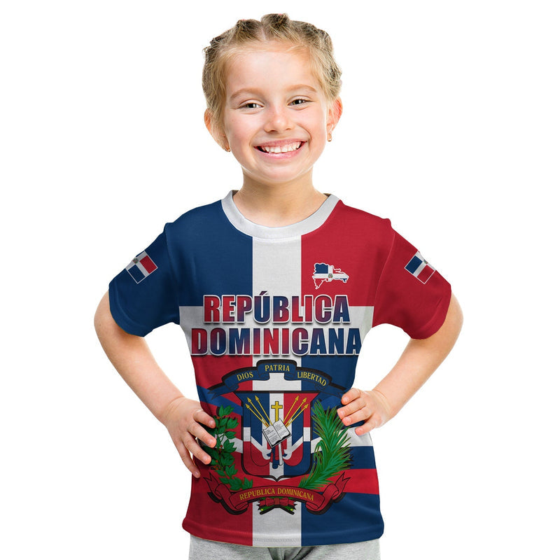 Dominican Republic Dominicana Proud Style Flag T Shirt