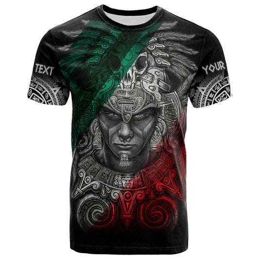 Custom Mexico Warrior Eagle Aztec T Shirt