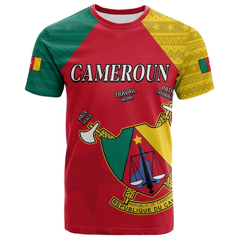 Custom Cameroon Independence Day Cameroonians Pattern T Shirt