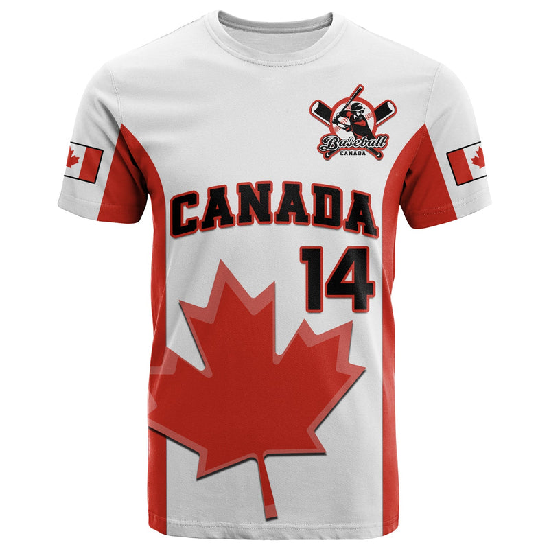 Custom Canada Baseball 2023 Canadian Maple Leaf Sporty T Shirt