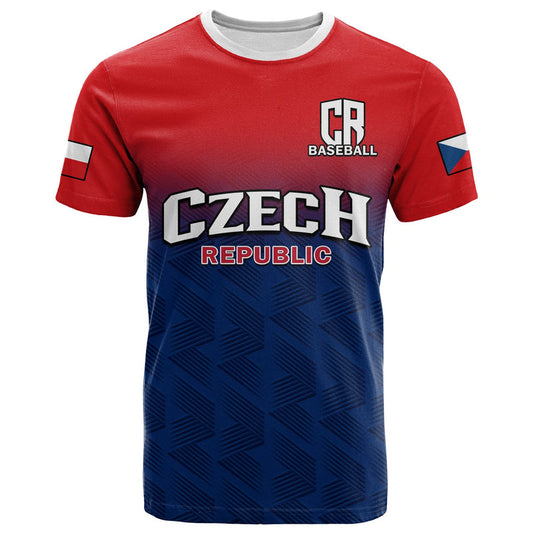 Custom Czech Republic 2023 Baseball T Shirt