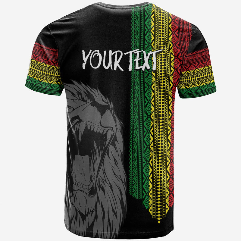 Ethiopia Patriot Day Roaring Lion T Shirt