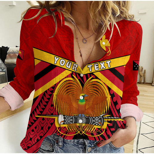 (Custom Personalised) Papua New Guinea the One and Only Women Casual Shirt