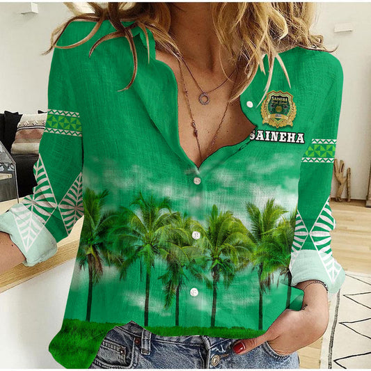 (Custom Personalised) Saineha High School Original Women Casual Shirt