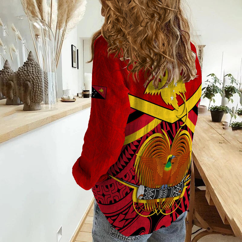 (Custom Personalised) Papua New Guinea the One and Only Women Casual Shirt