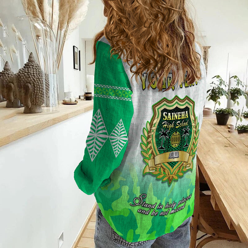(Custom Personalised) Saineha High School Original Women Casual Shirt