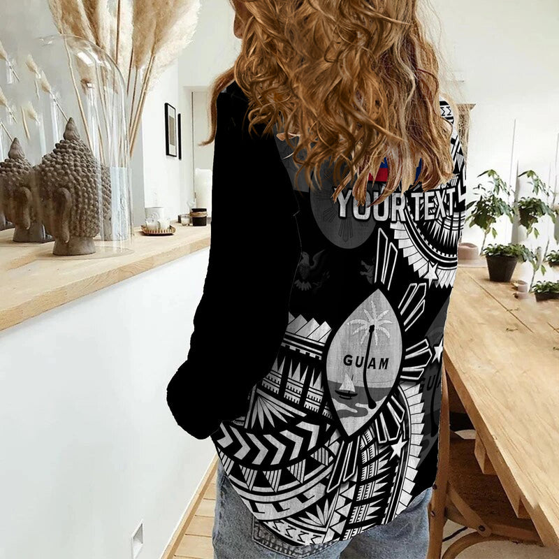 (Custom Personalised) Guam and Philippines Guaman Filipinas Together Black Women Casual Shirt