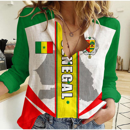 (Custom Personalised) Senegal Casual Shirt Simple Vibe