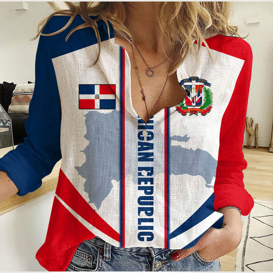 (Custom Personalised) Dominican Republic Casual Shirt Simple Vibe