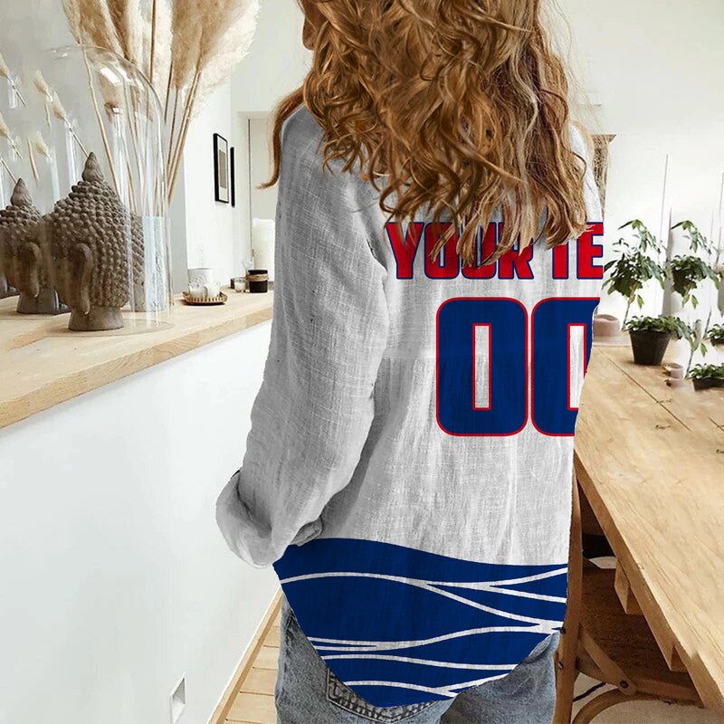 (Custom And Number) Baseball 2023 Puerto Rico Casual Shirt