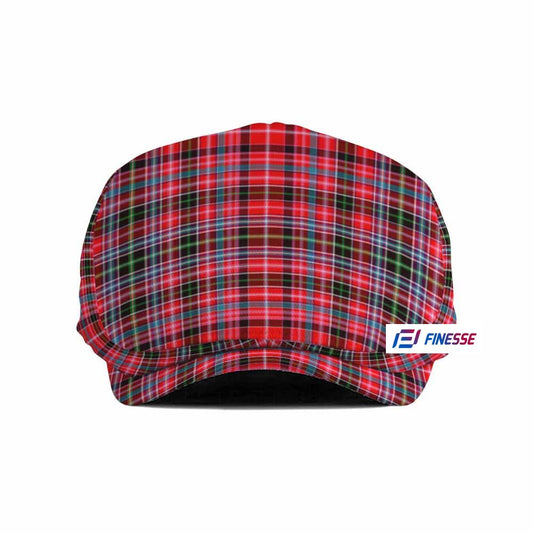 Aberdeen District Tartan Jeff Hat, Tartan Flat Cap