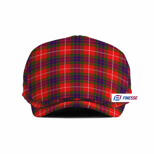Abernethy Tartan Jeff Hat, Tartan Flat Cap