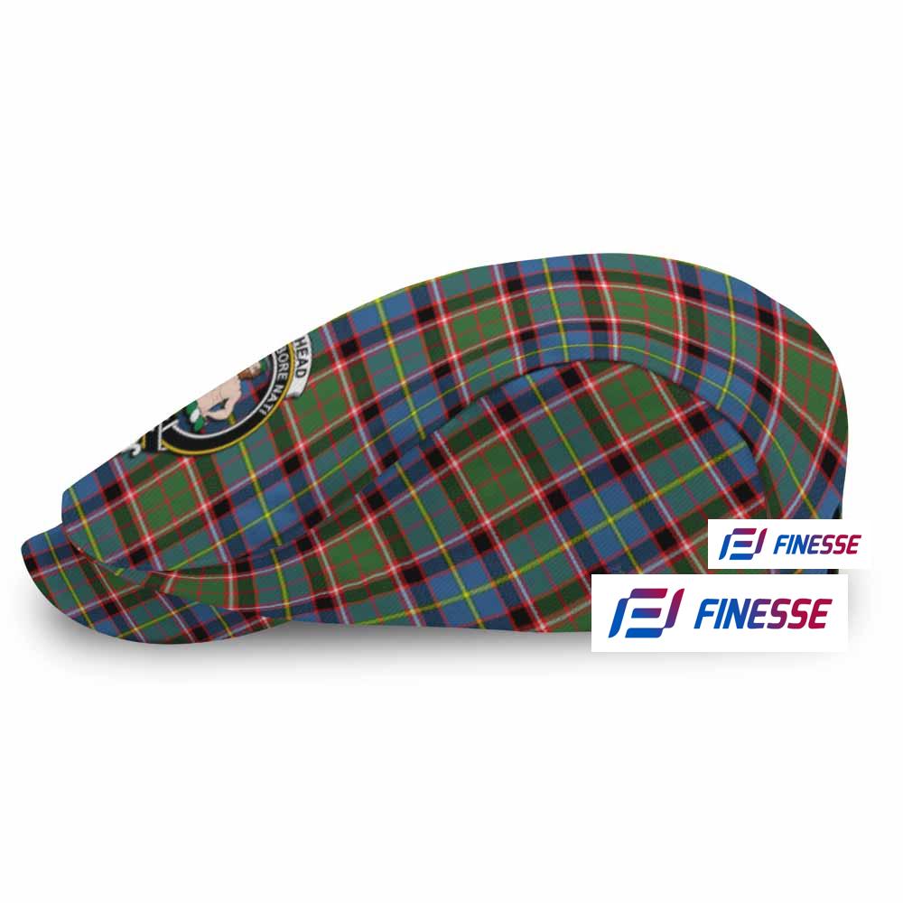 Aikenhead Family Crest Tartan Jeff Hat, Tartan Flat Cap