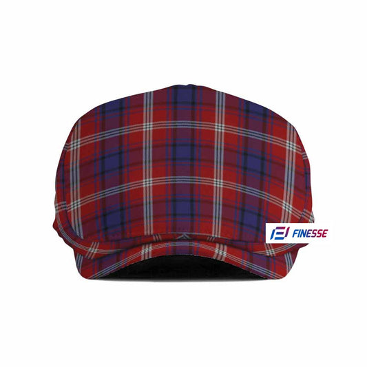 Ainslie Tartan Jeff Hat, Tartan Flat Cap