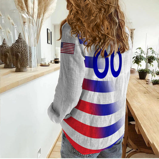 (Custom Personalised) USA Football World Cup 2022 - Women Casual Shirt