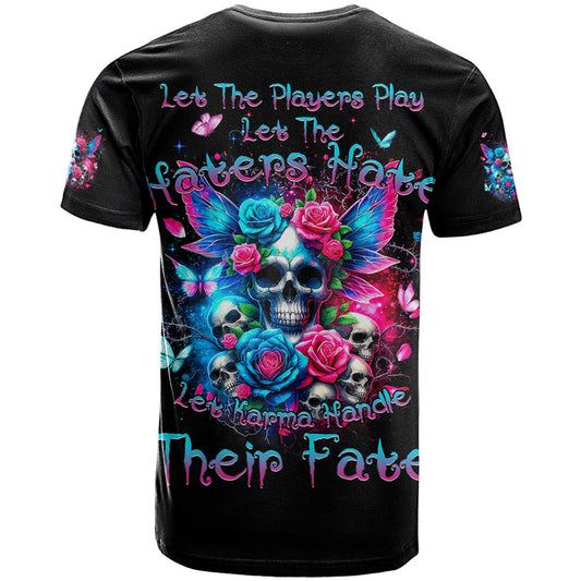 Fairy Skull Let Karma Handle Their Fate T Shirt