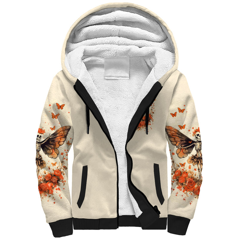 Fairy Skull Next Life I Want To Be The Karma Fairy Sherpa Hoodie
