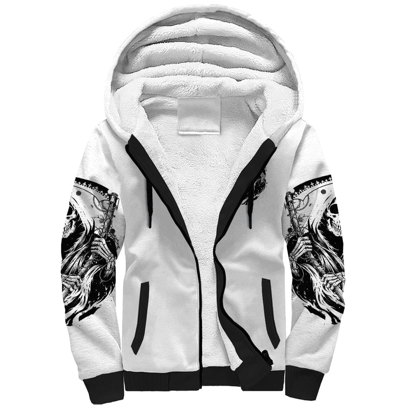 Fairy Skull My Next Life I Want To Be Karma Fairy Sherpa Hoodie