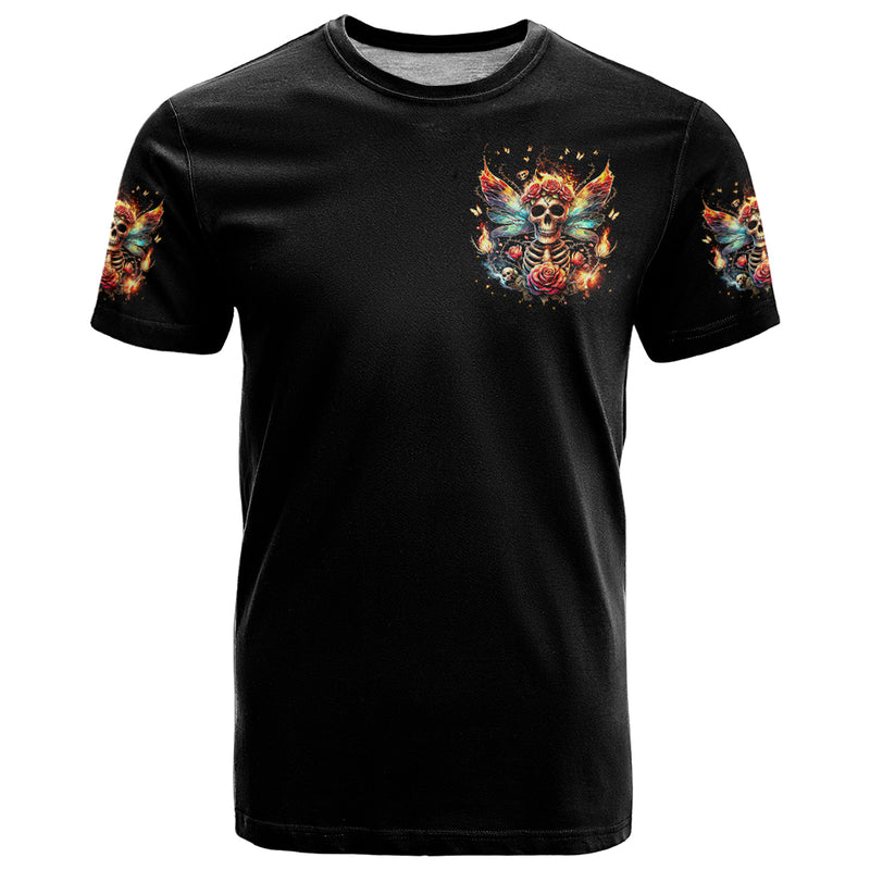 Fairy Skull Don&#39;t Fuck With Me I Fuck Back T Shirt
