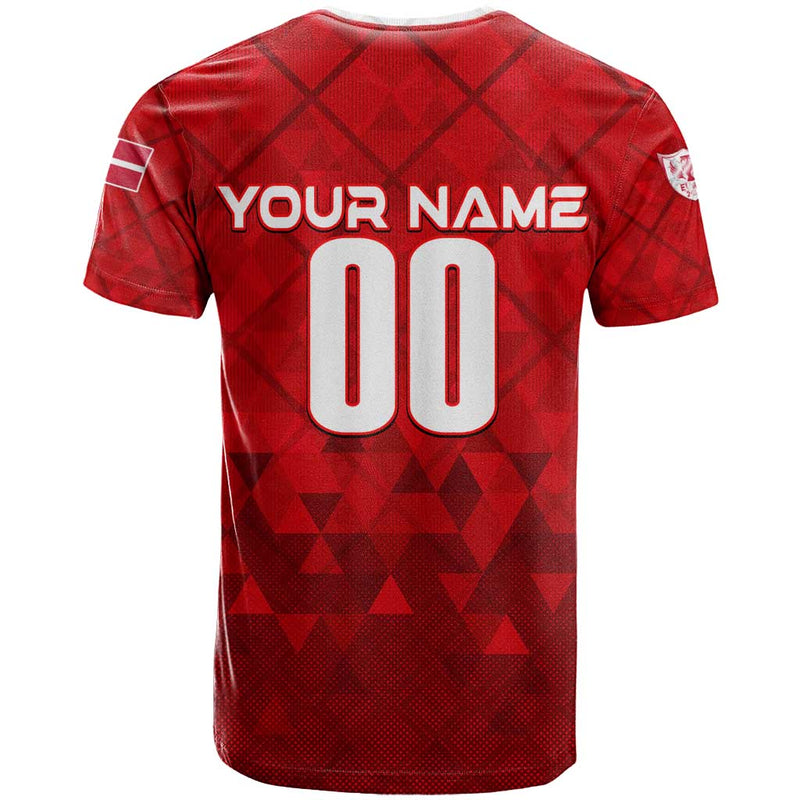 Denmark Football 2024 Trophy Wing Style T Shirt
