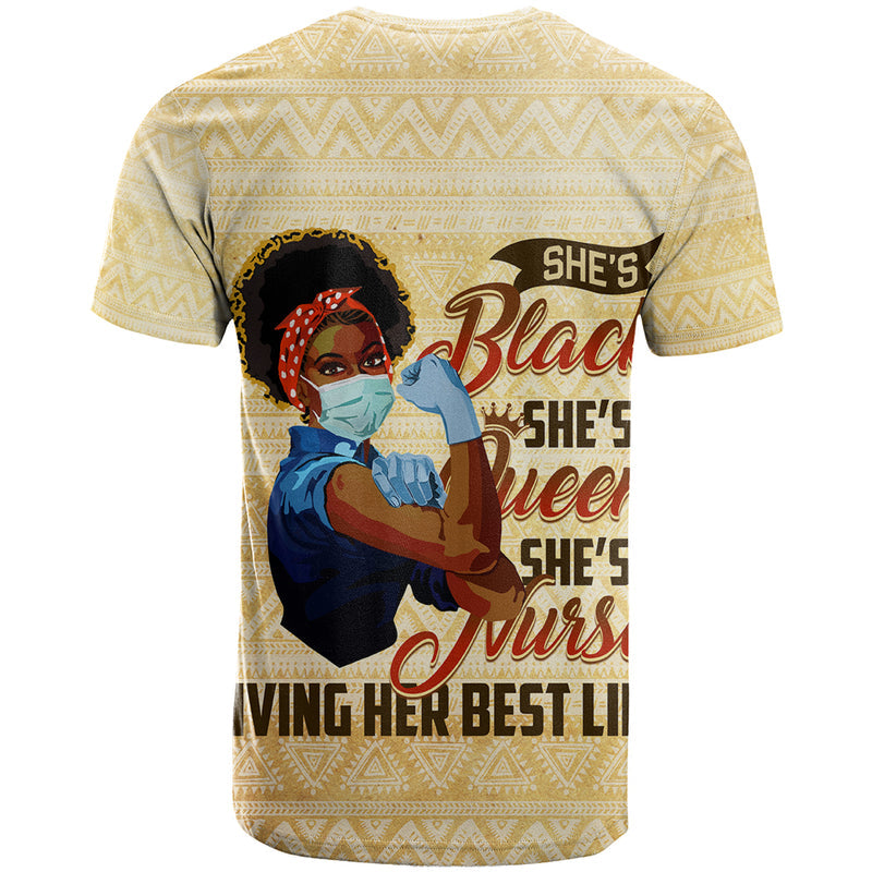Afro Nurses Black Queen African T Shirt
