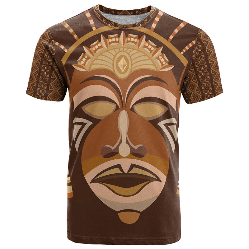 African Women Tribal Ethnic Mask T Shirt