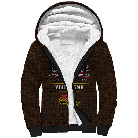 African Root Sherpa Hoodie