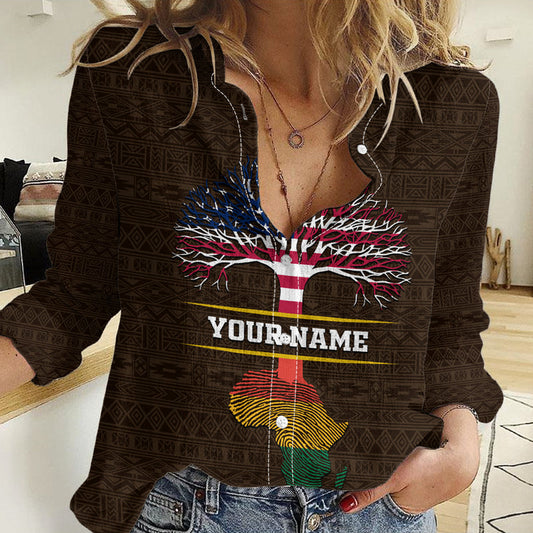 African Root Women Casual Shirt