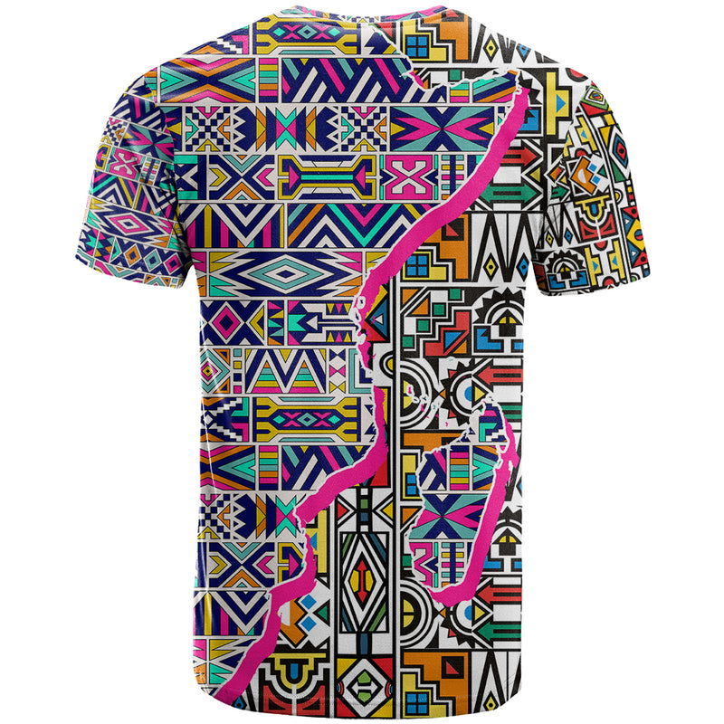 African Ndebele Pattern T Shirt