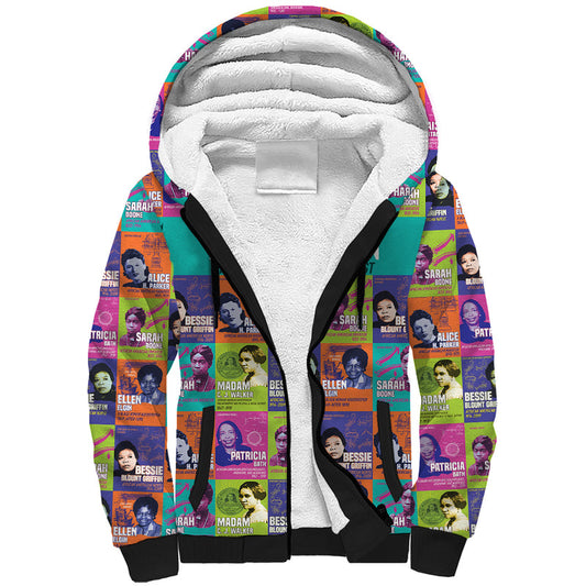 African Women Inventors Without Black Women These Things Would Not Exist Sherpa Hoodie