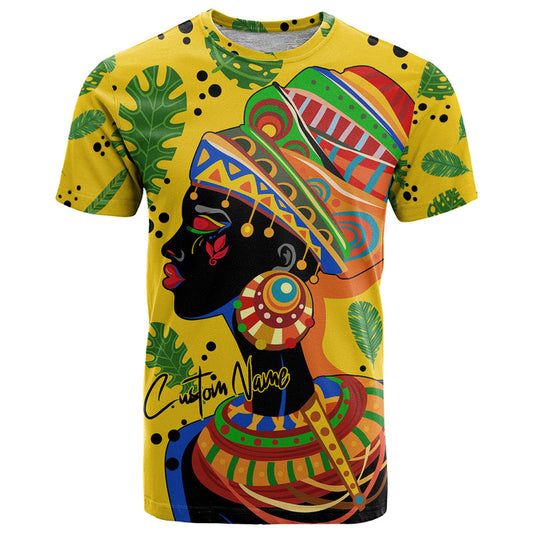 Africa Woman Tropical Style T Shirt